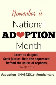 National Adoption Month Pinterest